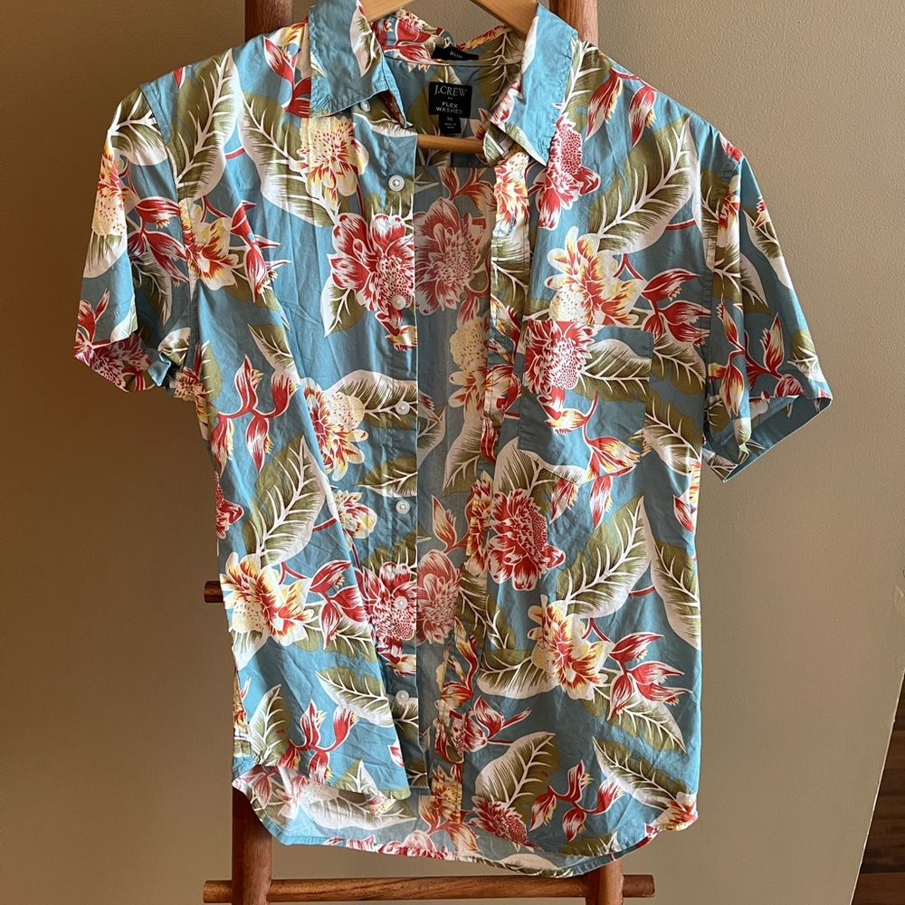 J. Crew Men’s Hawaiian Button Down